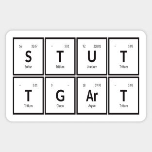 Stuttgart City | Periodic Table Sticker